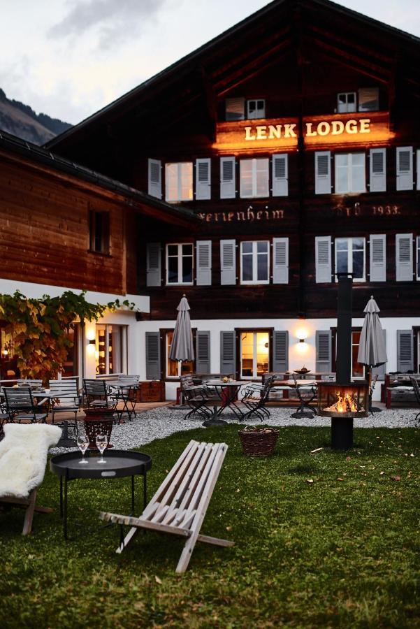 Lenk Lodge - Boutique & Design Hotel Und Apartements Ngoại thất bức ảnh