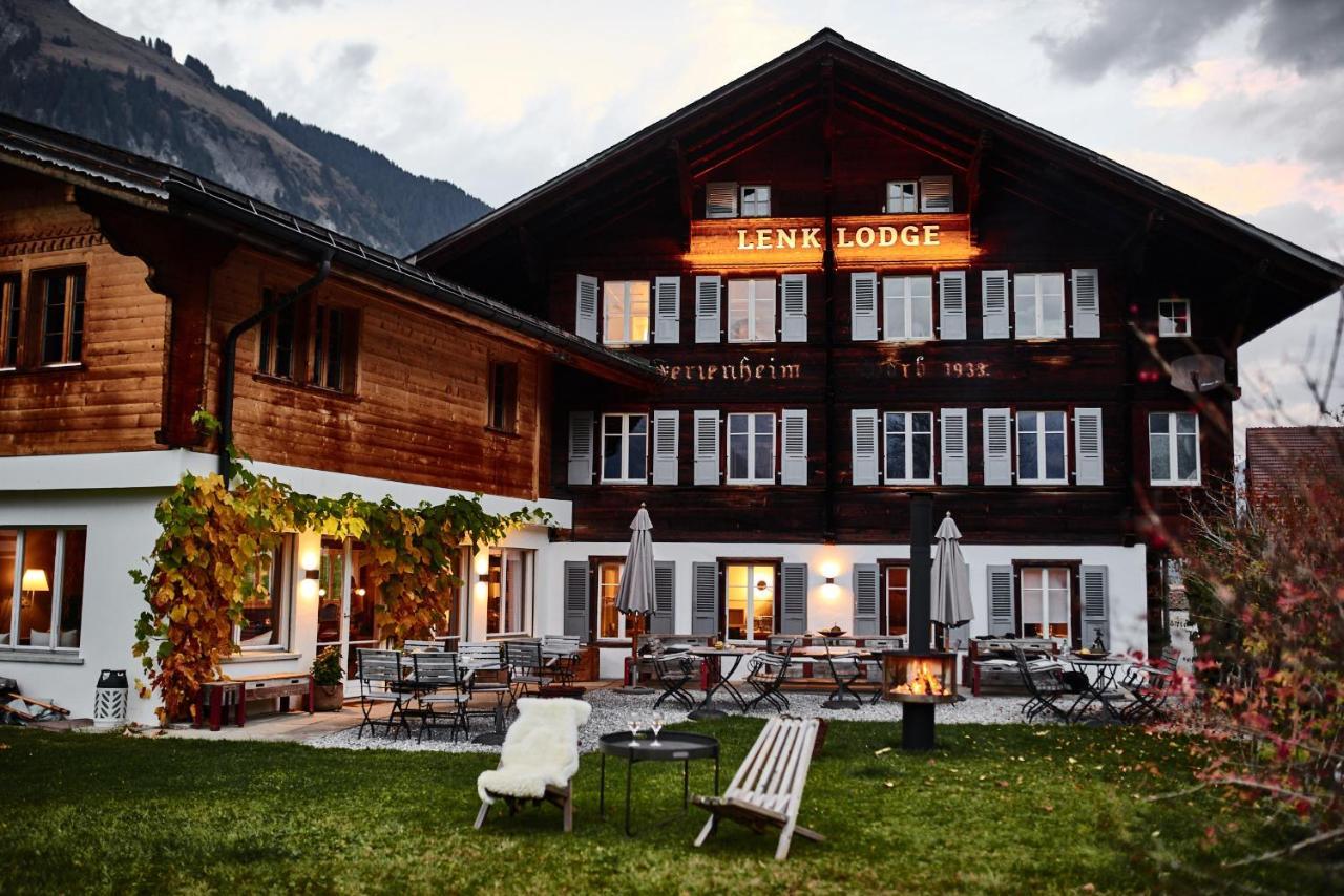 Lenk Lodge - Boutique & Design Hotel Und Apartements Ngoại thất bức ảnh